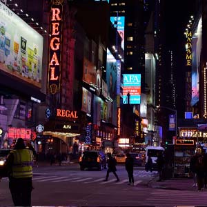 Gran Manzana de noche, Nueva York